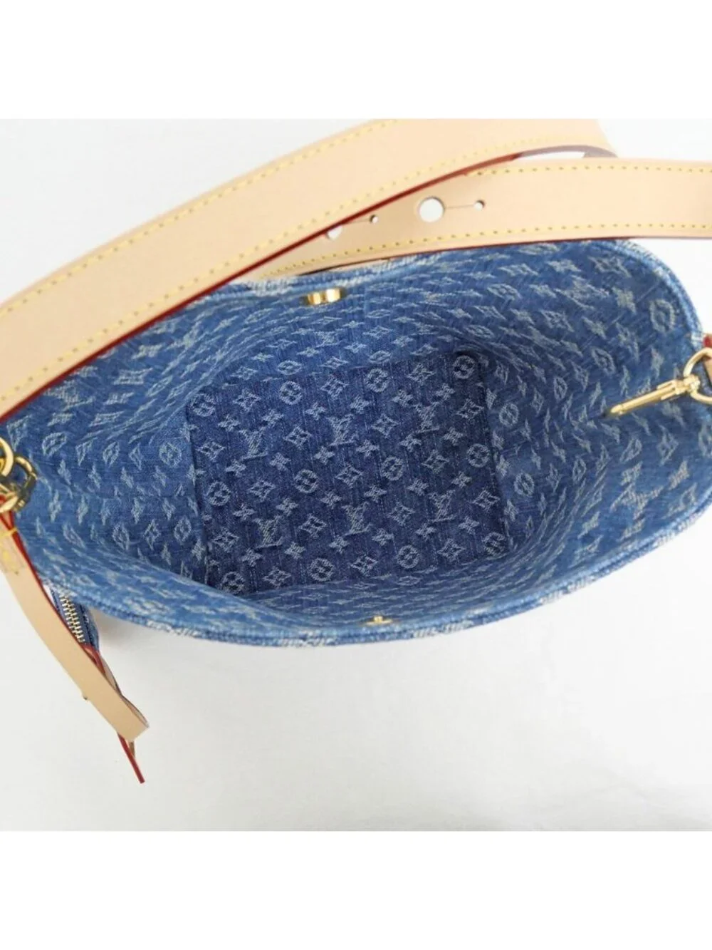 Louis Vuitton All in BB Denim Shoulder Bag